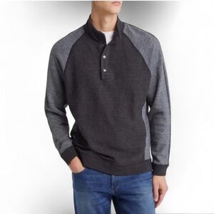 Tommy Bahama Sport Scrimmage Snap Sweatshirt Gray Size XXL